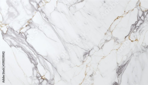 White & Gold Marble Texture © Christiannglr
