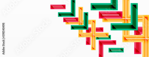 Minimal geometric background cross line. Design for wallpaper, banner, background, landing page, wall art, invitation, prints, posters