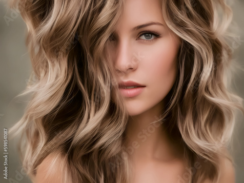 beautiful portrait, generative AI