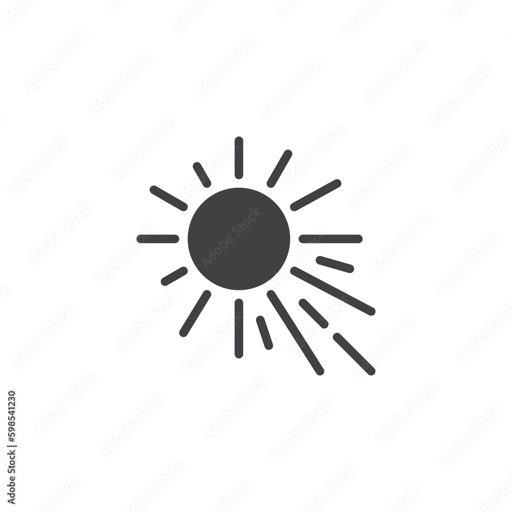 Sunlight vector icon