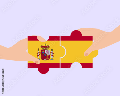 Solidarity and togetherness in Spain, people helping each other, unity and help