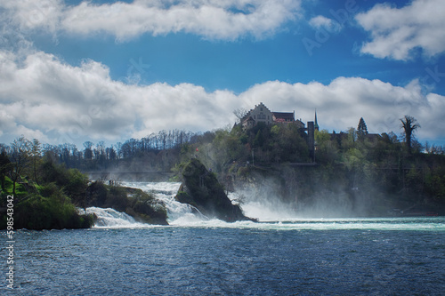 Laufen Castle tourist attraction in Switzerland