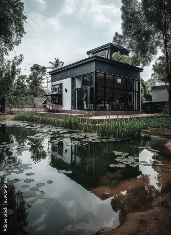 Obraz premium House and architect