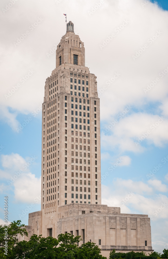 The Louisiana State Capitol.Skyscraper in Baton Rouge, Louisiana