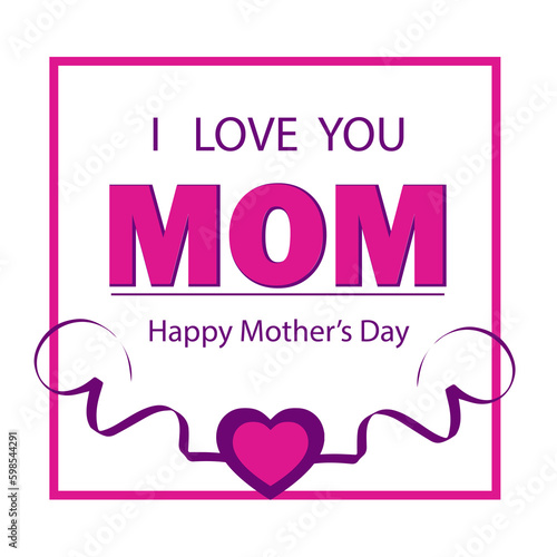 Happy Mother S Day Modern Design Elements PNG Transparent