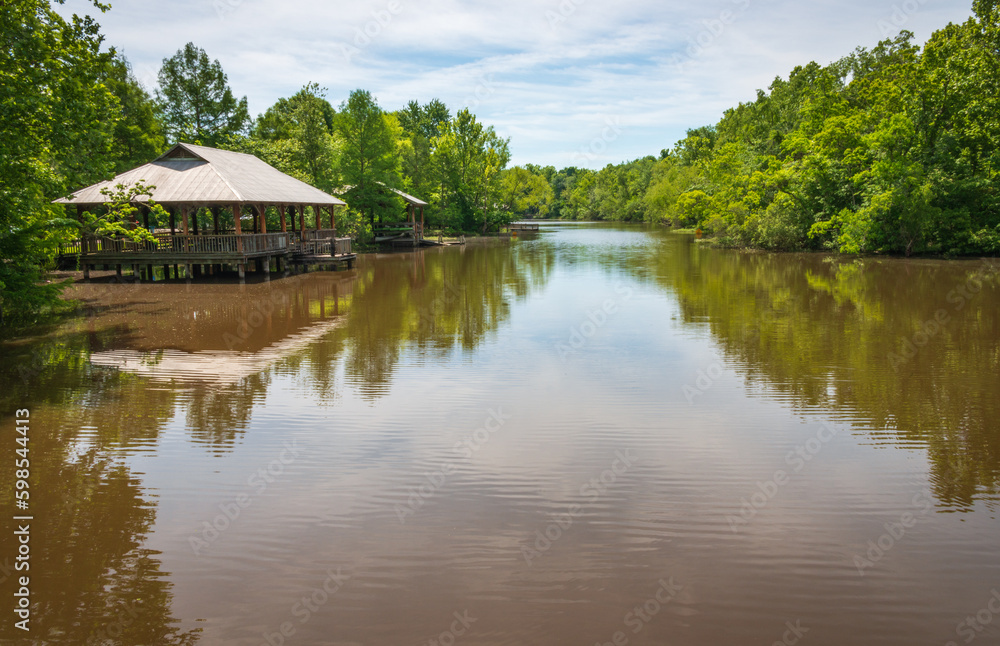 River at Lake Fausse Pointe State Park