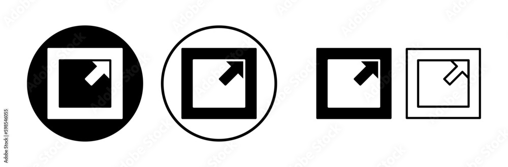 External link icon vector. hyperlink chain symbol. download, share, External link icon vector. hyperlink chain symbol. download, share,