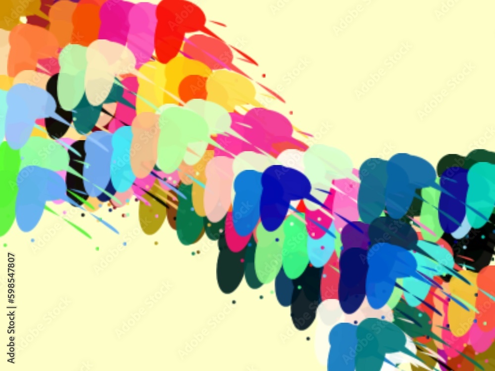Colorful paint, watercolor splashes, pastel colors, abstract background