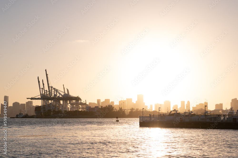 berth harbour in sunset. berth harbour or seaport. berth harbour in sunrise. photo of berth harbour berth harbour in sunset. berth harbour or seaport. berth harbour in sunrise. photo of berth harbour