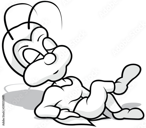 Drawing of a Sleeping Crick...
