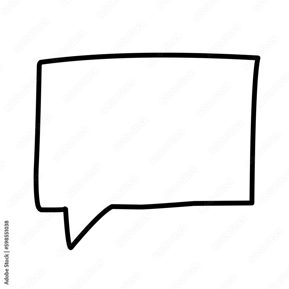 Chat Message Line Icon