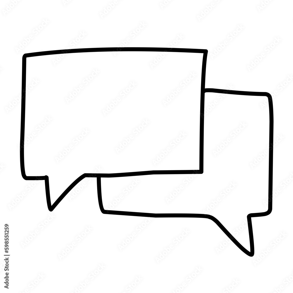 Chat Message Line Icon Chat Message Line Icon