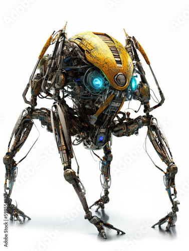 des nano robots tueurs inspirés de la science-fiction et de la biologie des insectes. Ces minuscules robots sont équipés d'une technologie de pointe, leur permettant de voler, de ramper et de creuser  photo