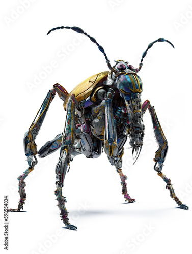 des nano robots tueurs inspirés de la science-fiction et de la biologie des insectes. Ces minuscules robots sont équipés d'une technologie de pointe, leur permettant de voler, de ramper et de creuser  photo