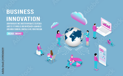 Business by Cloud computing technology for business analysis innovation