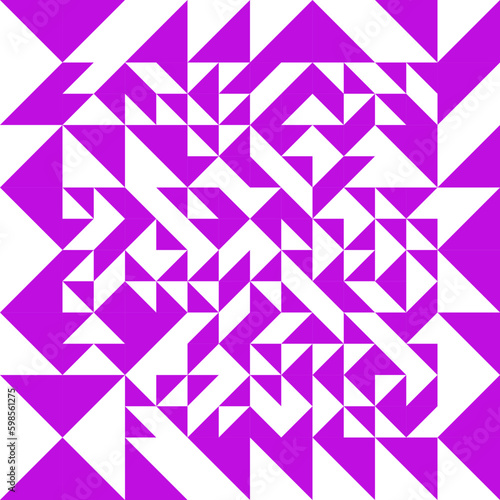 Vector geometric pattern with triangles. Modern stylish abstract background