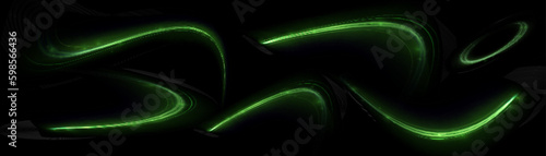 Light trail wave, fire path trace line, car lights, optic fiber and incandescence curve twirl png.  road car headlights. Luminous white lines of speed. Light glowing effect. Abstract motion lines.