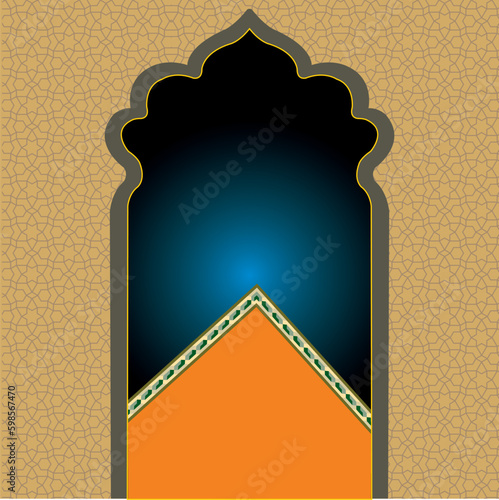Islamic design and book cover title