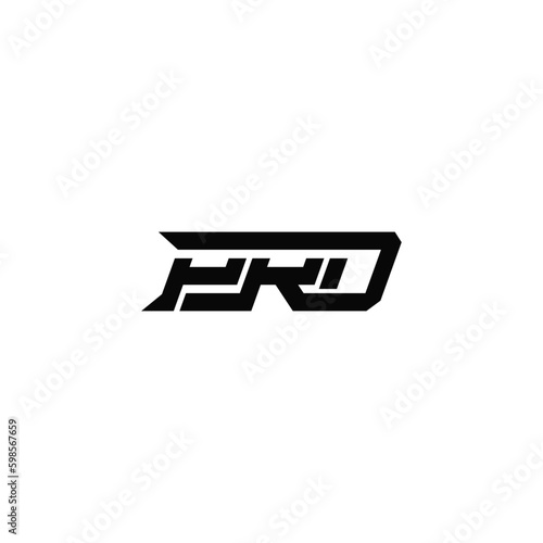 Pro word logo design.