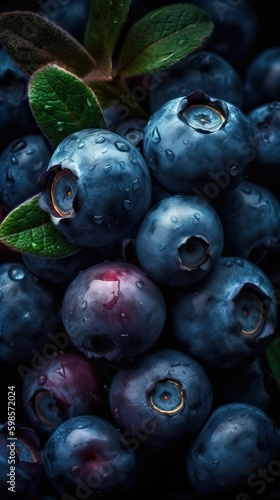 Fresh delicious berries bac...
