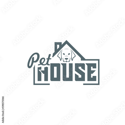 Pet house icon isolated on transparent background