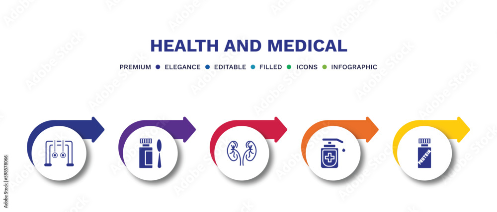 set of health and medical filled icons. health and medical filled icons with infographic template.flat icons such as rings, syrup, urology, desinfectant, proteins vector. set of health and medical filled icons. health and medical filled icons with infographic template.flat icons such as rings, syrup, urology, desinfectant, proteins vector.