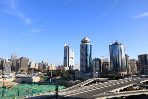 The cityscape of Beijing. 