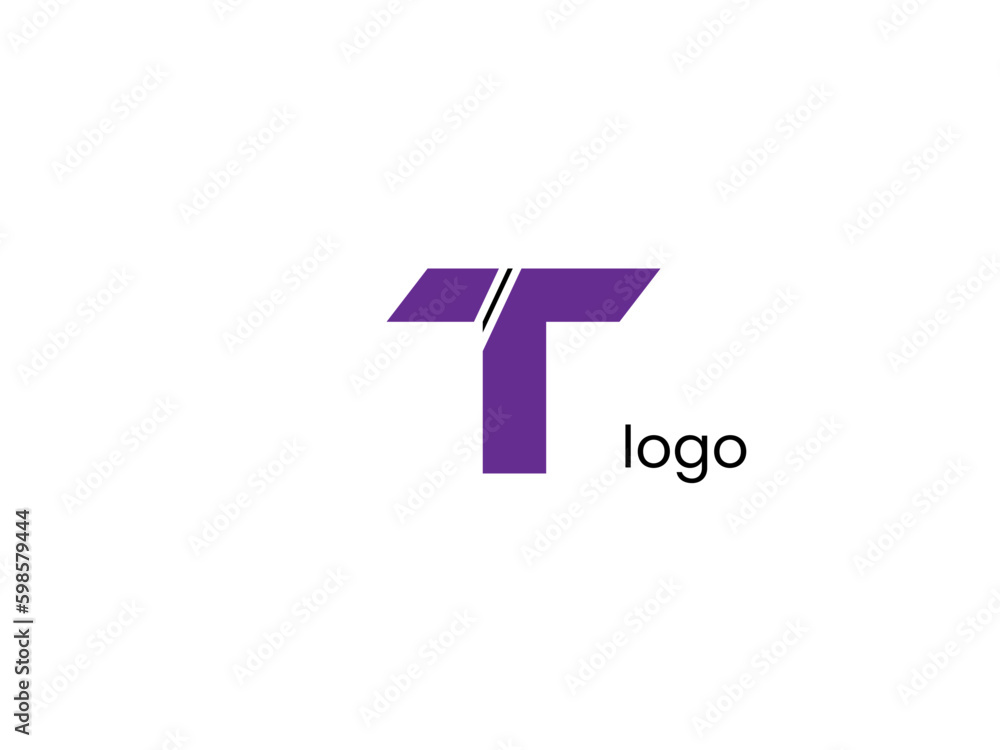 Modern , unicke, letter T logo ,icon vector graphic design by white background illustration. Modern , unicke, letter T logo ,icon vector graphic design by white background illustration.
