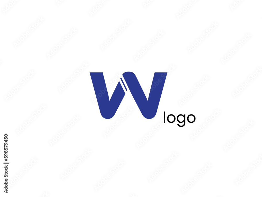 Modern , unicke, letter W logo ,icon vector graphic design by white background illustration. Modern , unicke, letter W logo ,icon vector graphic design by white background illustration.
