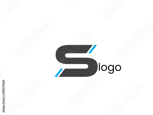 Modern , unicke, letter S logo ,icon vector graphic design by white background illustration.