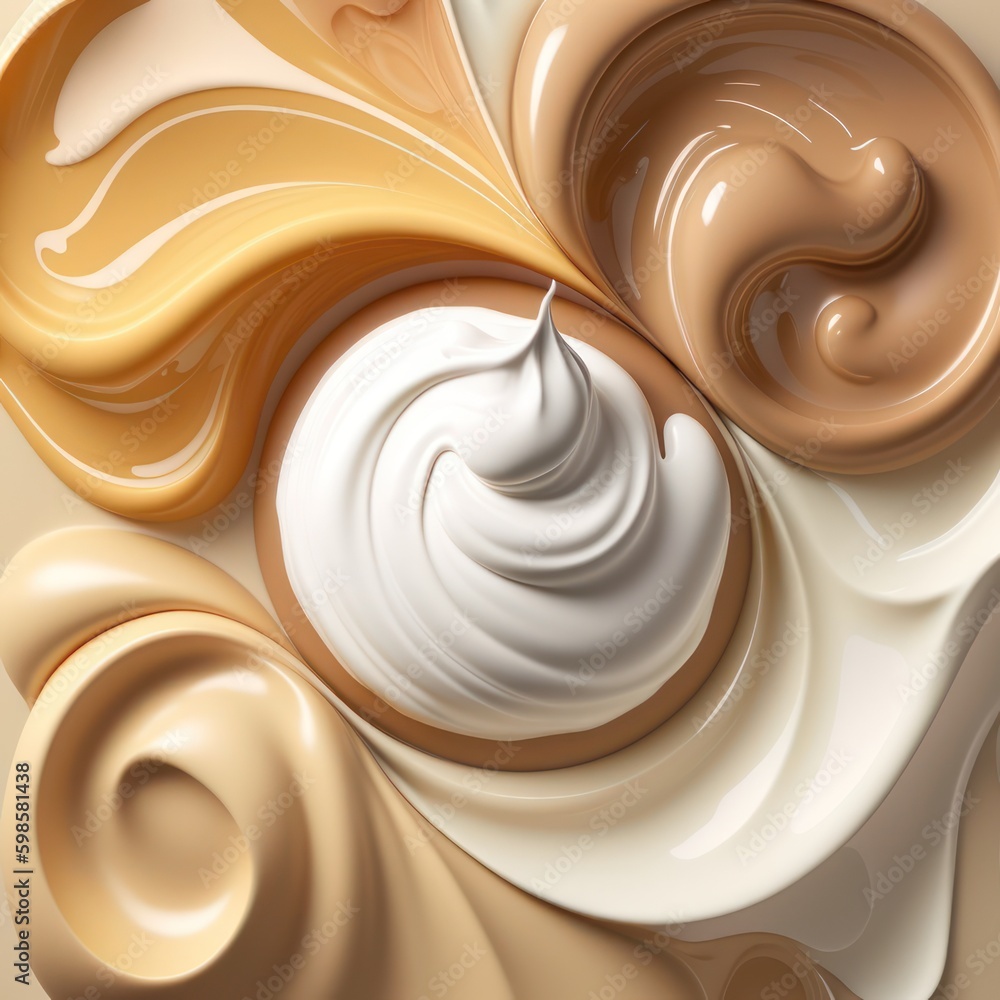 Variety of Creamy textures in neutral tones Variety of Creamy textures in neutral tones