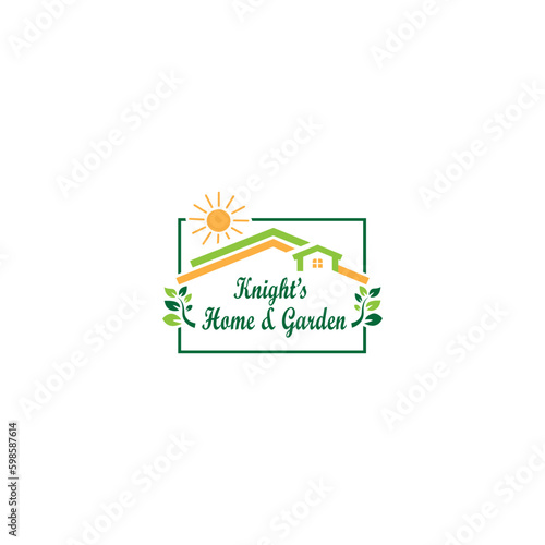 Illustration garden logo vector graphic of lawn care, landscape, grass concept logo design template