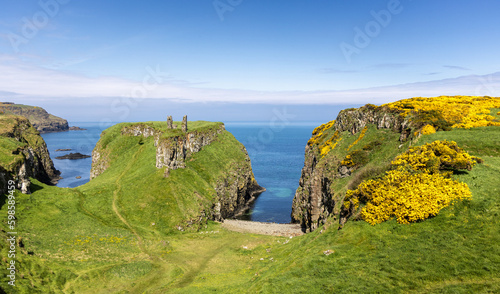 Dunseverick Castle and Bay Causeway Coast Northern Ireland photo