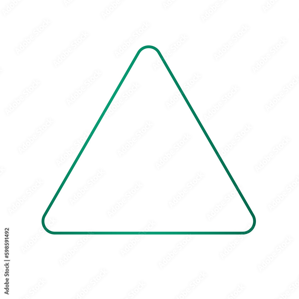 white banner triangle green frame white banner triangle green frame