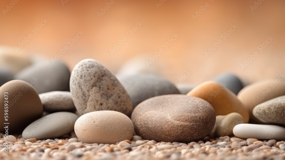 Relaxing background with pebbles Relaxing background with pebbles