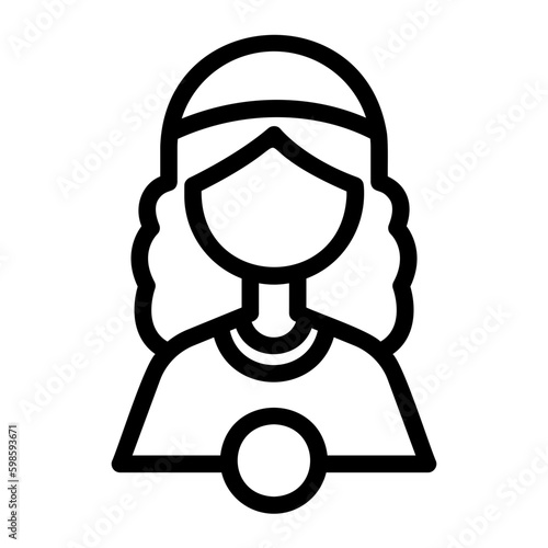 fortune teller line icon
