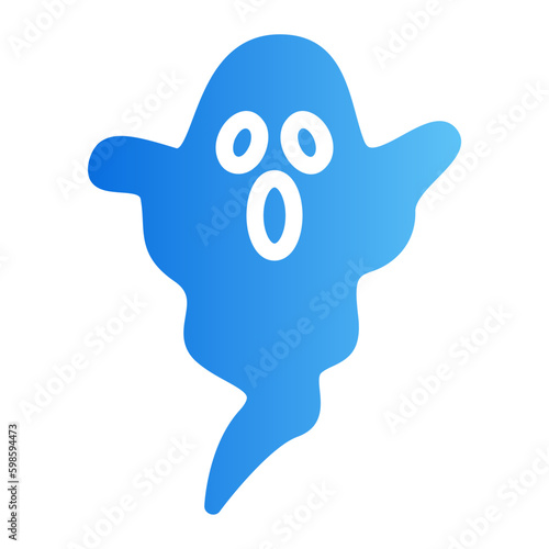 ghost gradient icon