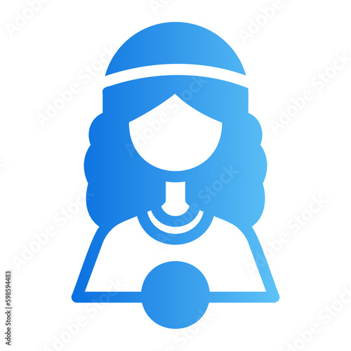 fortune teller gradient icon