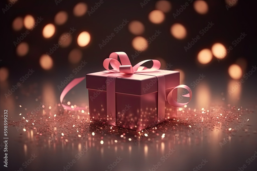 gift boxes banner with generative ai gift boxes banner with generative ai