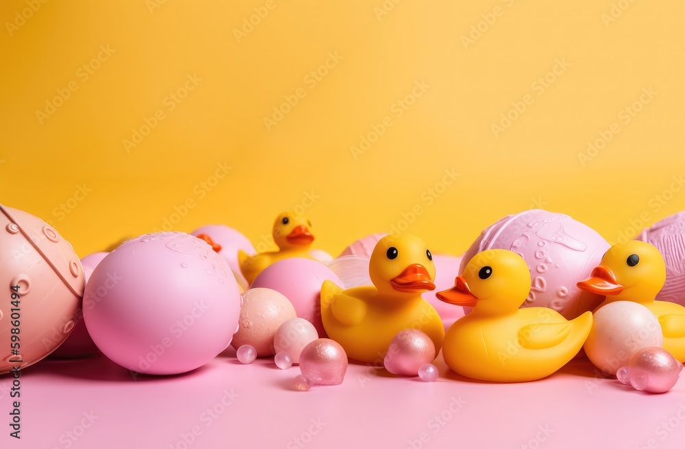 rubber duck, gift , baby shower with generative ai rubber duck, gift , baby shower with generative ai