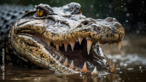 crocodile in the water © Mr. Bolota