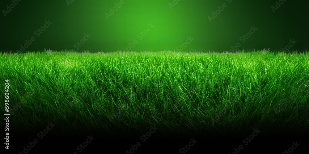 Beautiful fresh green grass, great design for any purposes. Spring, summer landscape. Natural background. Green background. Blue background. Beautiful natural landscape.