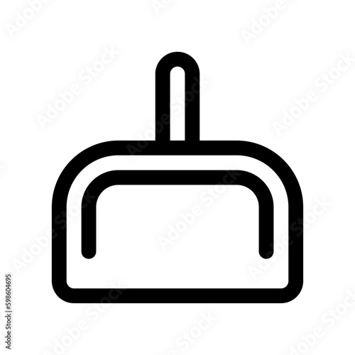 Editable dustpan vector icon. Part of a big icon set family. Perfect for web and app interfaces, presentations, infographics, etc