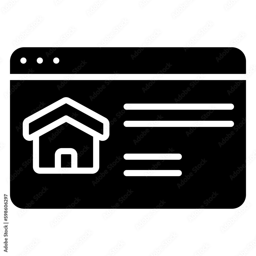 real estate website icon