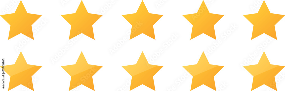 Five stars customer product rating, Review flat icon for apps and websites. Top quality concept graphic representation, eps 10 Five stars customer product rating, Review flat icon for apps and websites. Top quality concept graphic representation, eps 10