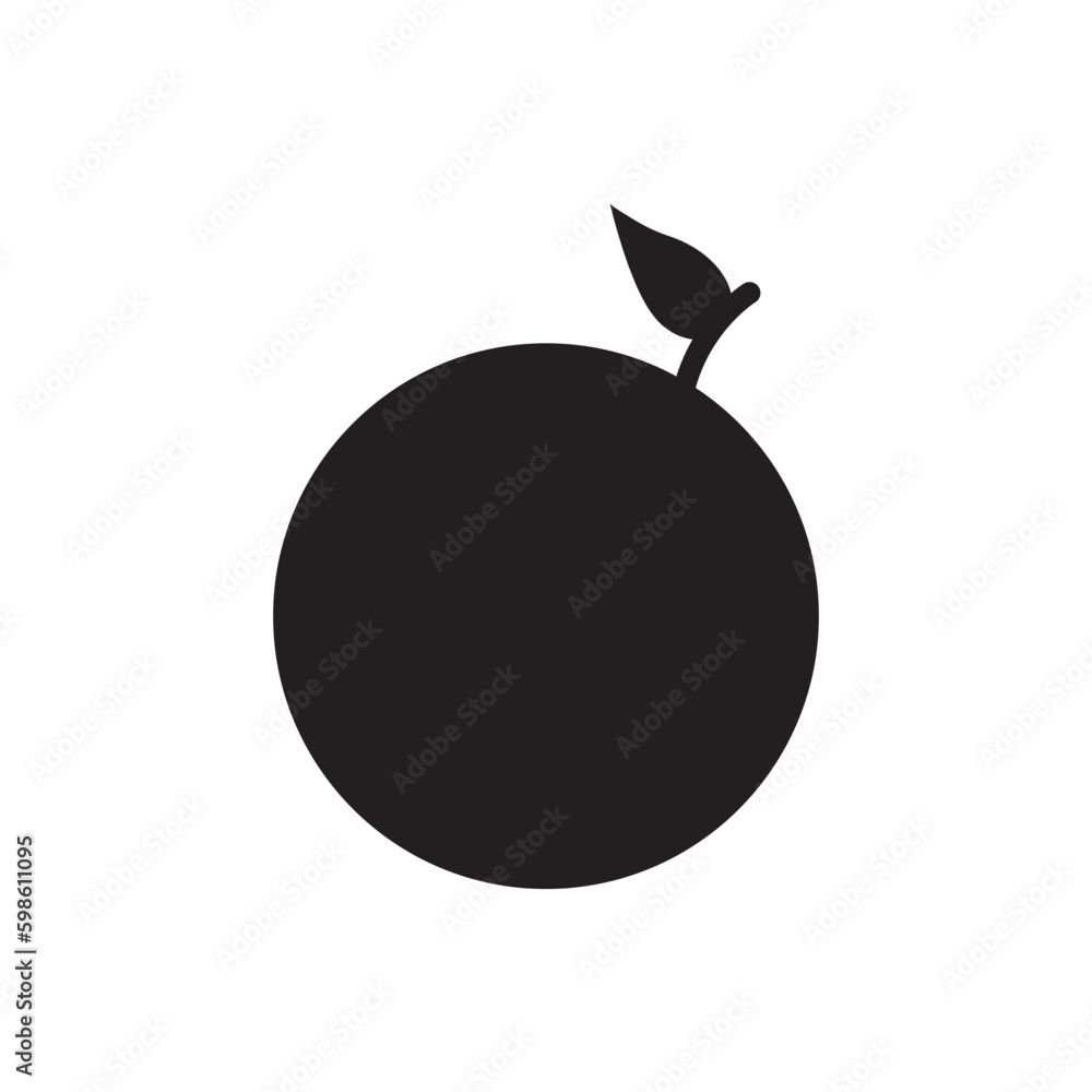 Fototapeta premium orange icon