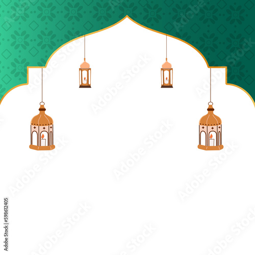 islamic frame background