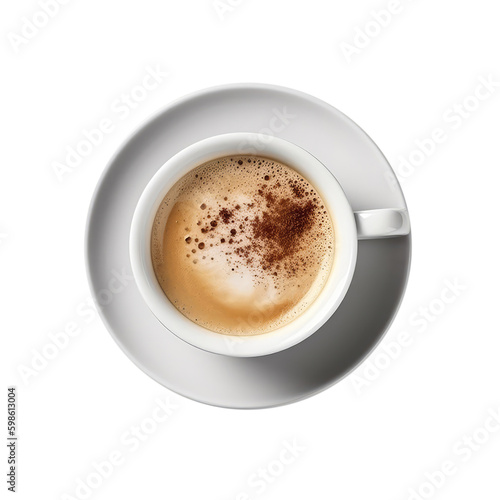 Goguma Latte On White Plate, Korean Dish. On An Isolated Transparent Background, Png. Generative AI