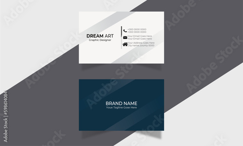 Business card simple template personal professional minimal fashion corporate company stationery information communication concept presentation pointset software space style symbol techtechnica