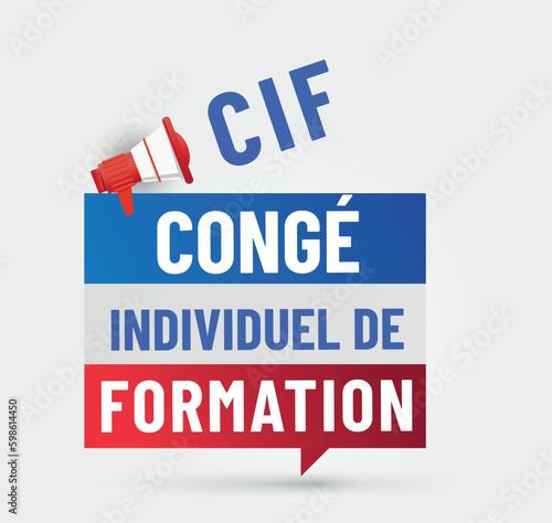 CIF - congé individuel de formation